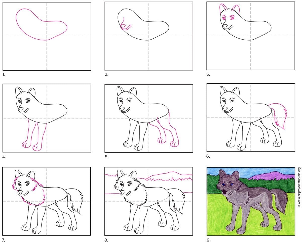 A wolf worth calling the pack Drawing Ideas