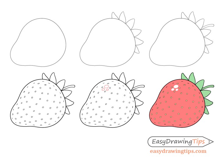 Strawberry idea 2 Drawing Ideas