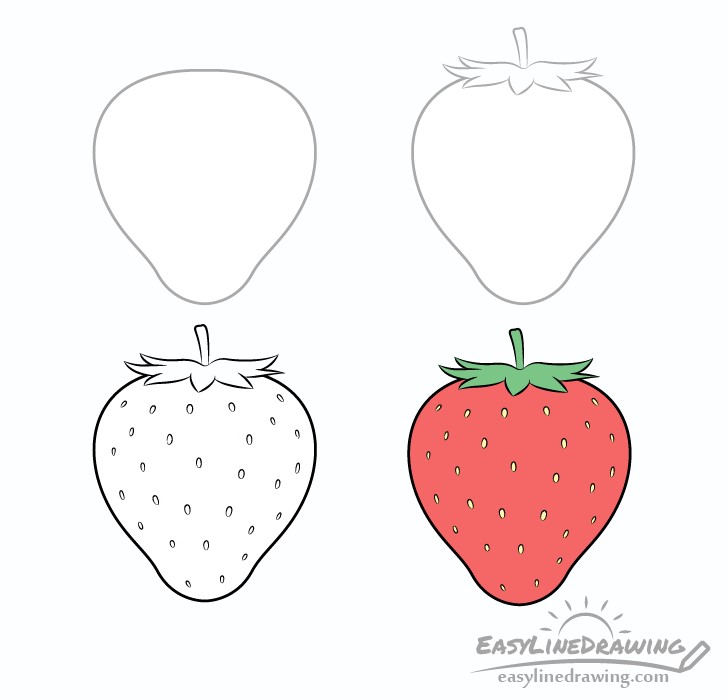 Strawberry idea 5 Drawing Ideas