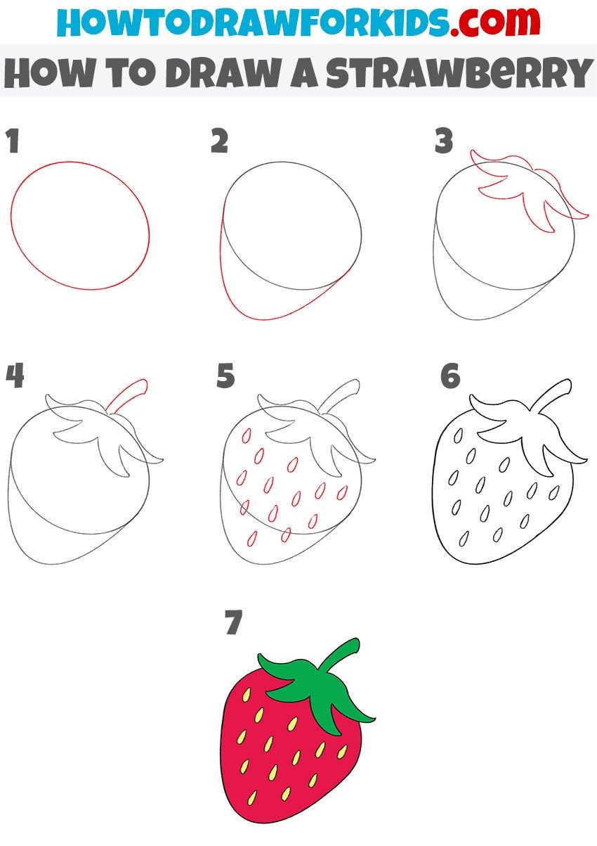 Strawberry idea 6 Drawing Ideas