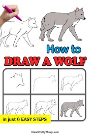 How to draw Wolf idea 7