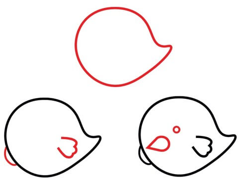 How to draw Cute dove