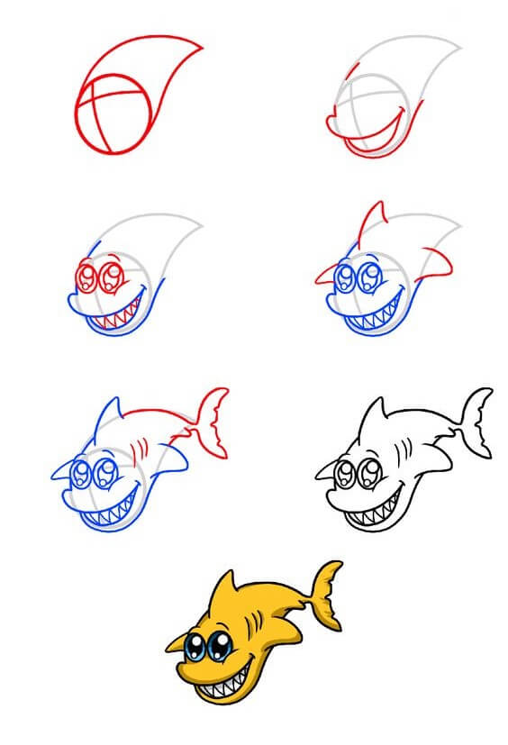 Shark idea (1) Drawing Ideas