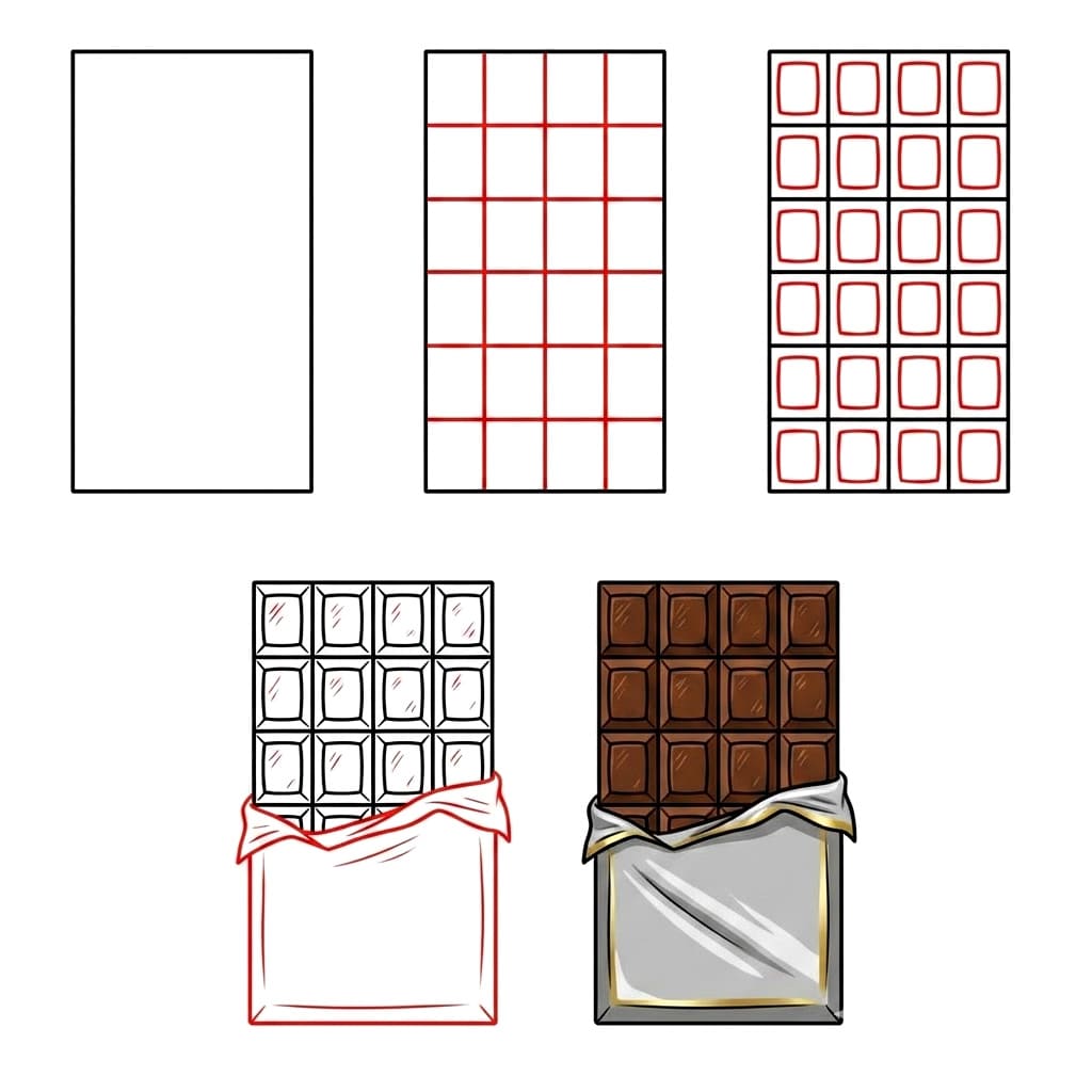 Big Chocolate Drawing Ideas