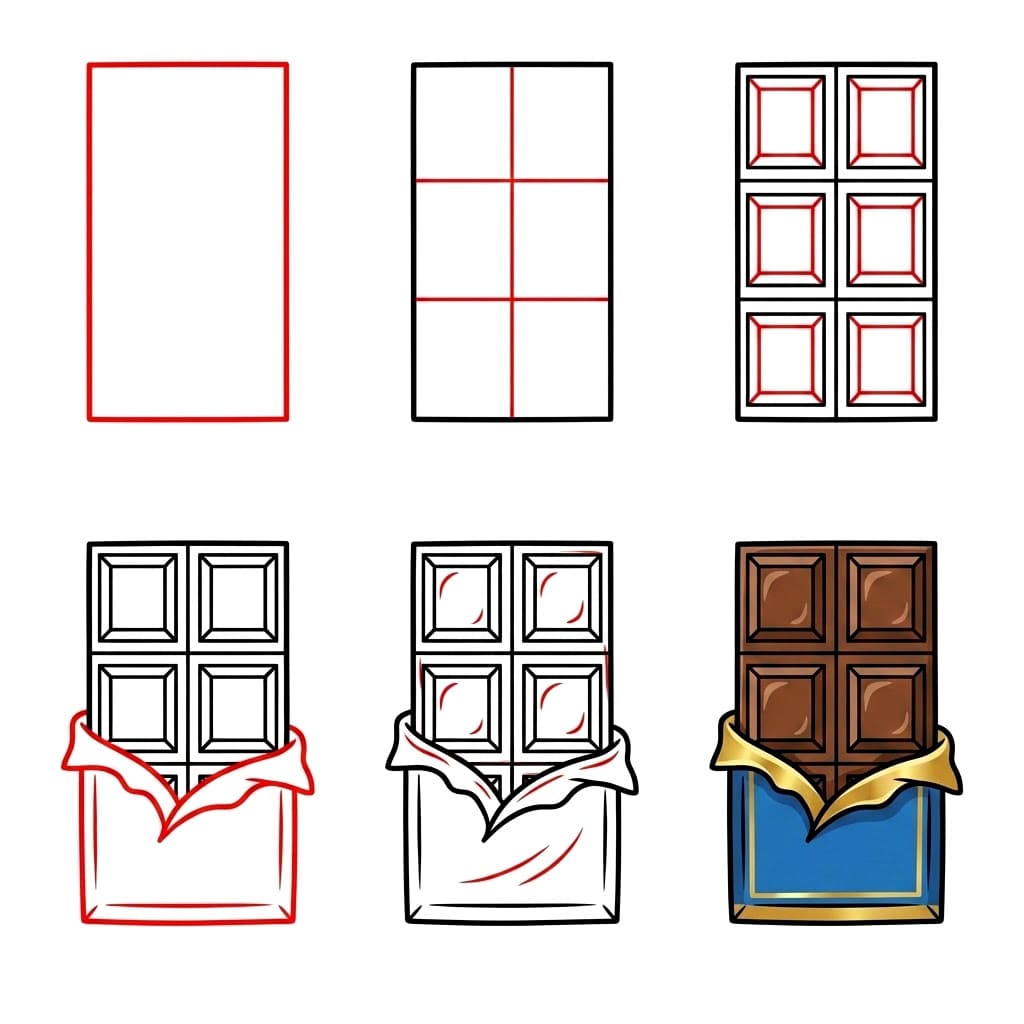 Chocolate Delicious Drawing Ideas