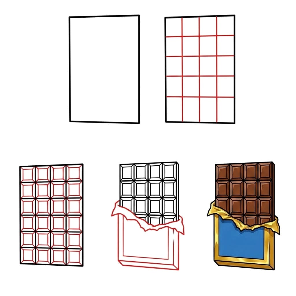 Chocolate Delight Drawing Ideas