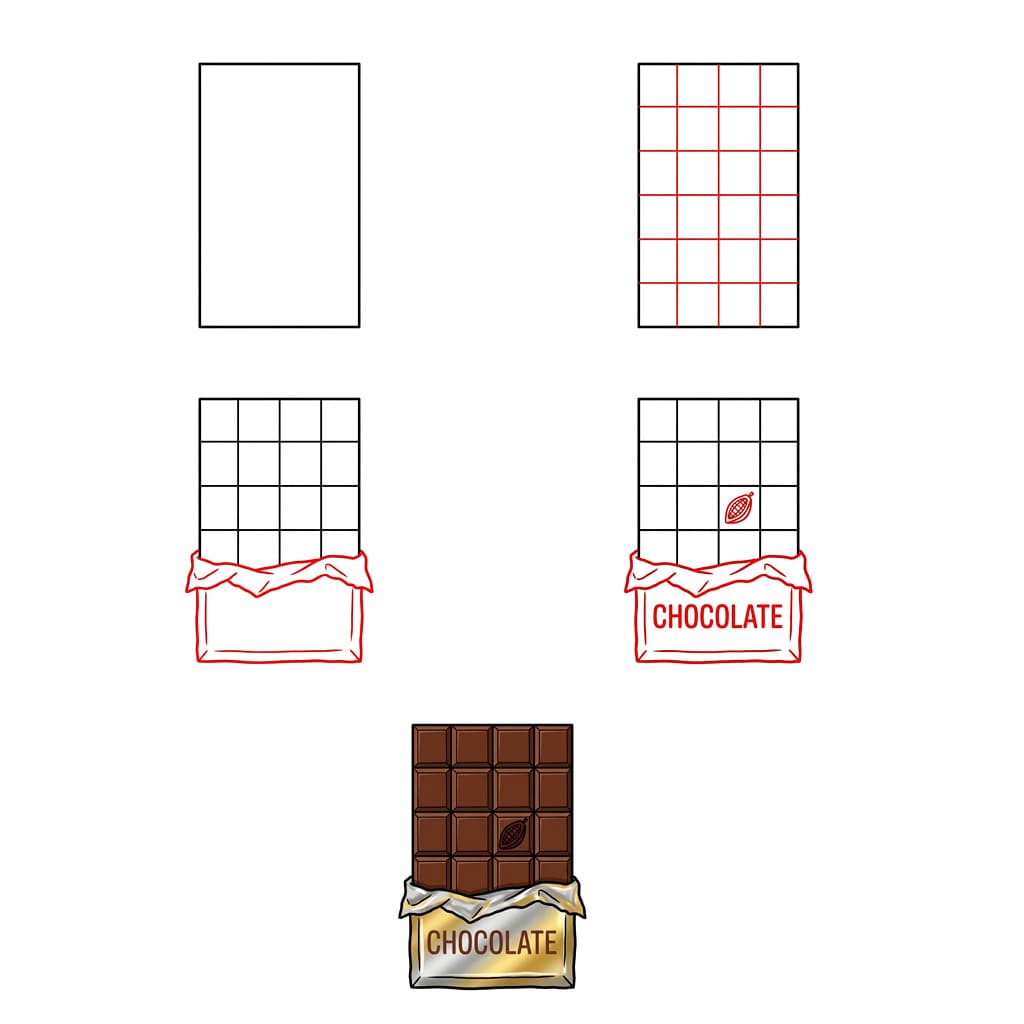 Chocolate Treat Drawing Ideas
