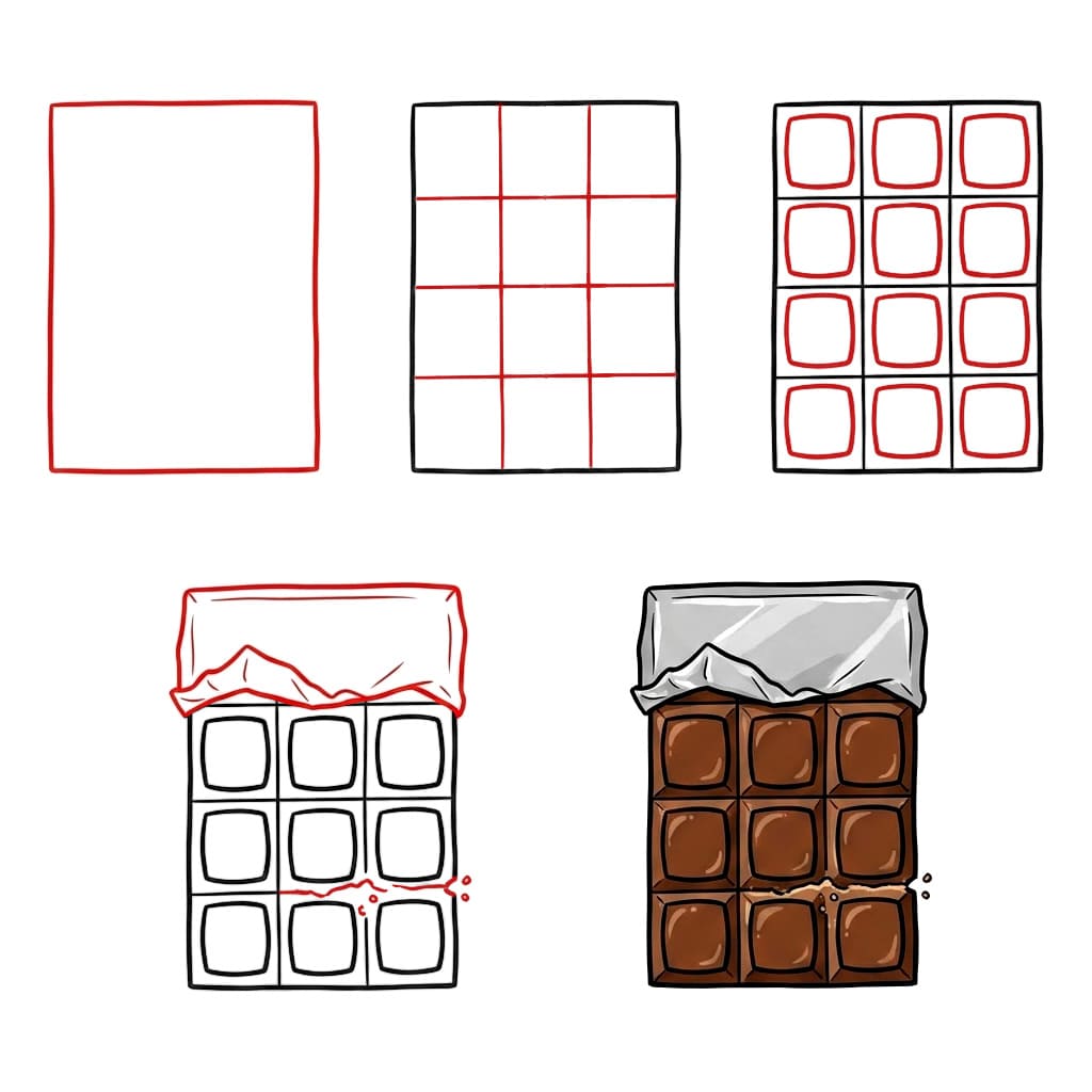 Happy Chocolate Drawing Ideas
