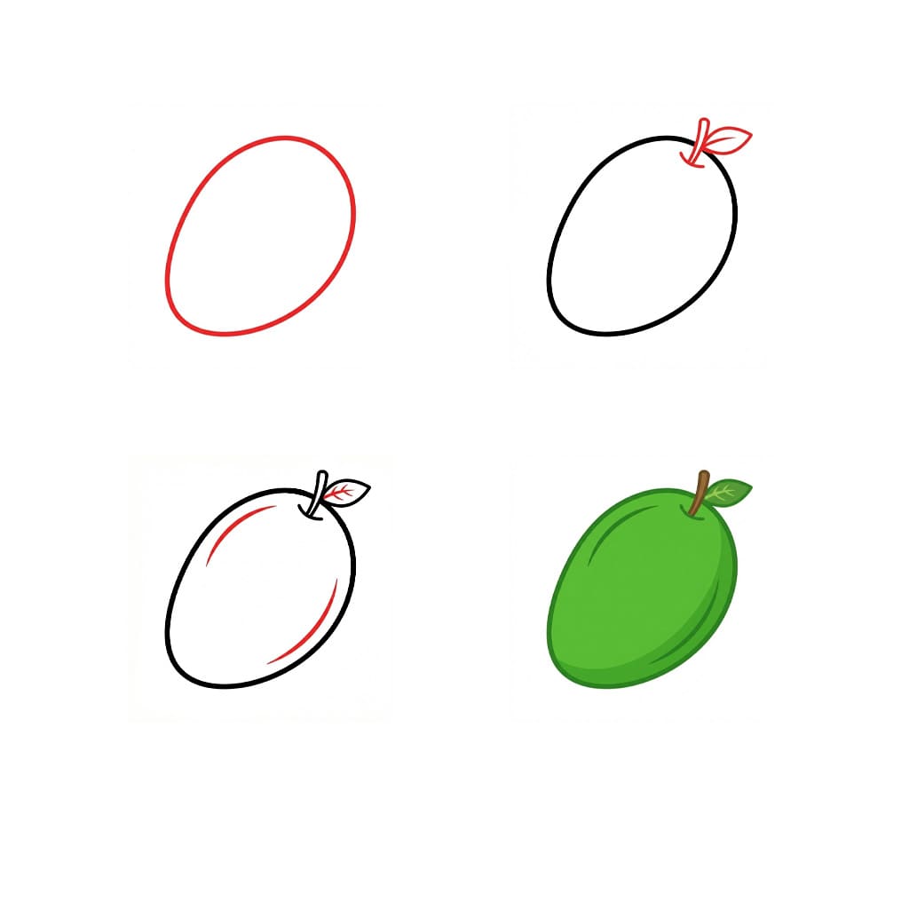 Little Green Mango Drawing Ideas