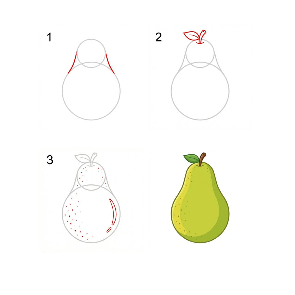 Little Pear Drawing Ideas