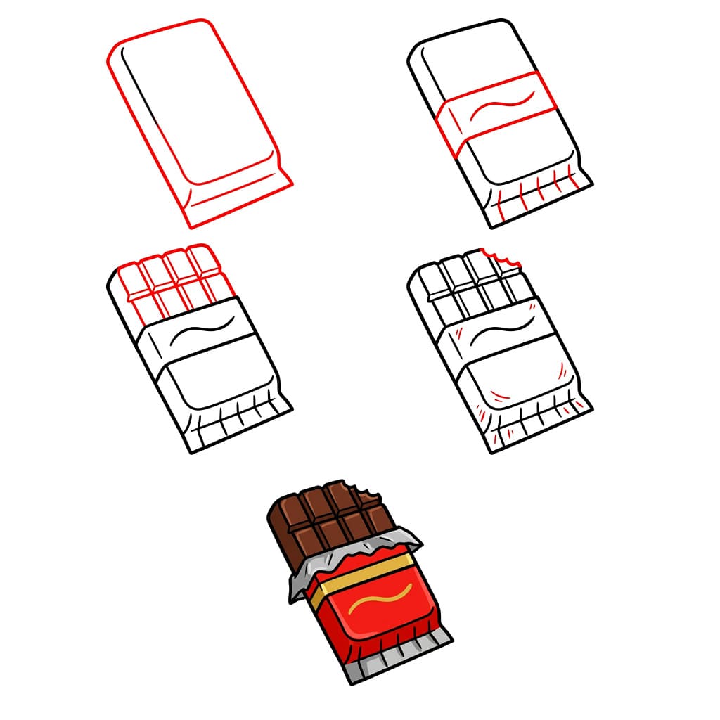 Mini Chocolate Drawing Ideas
