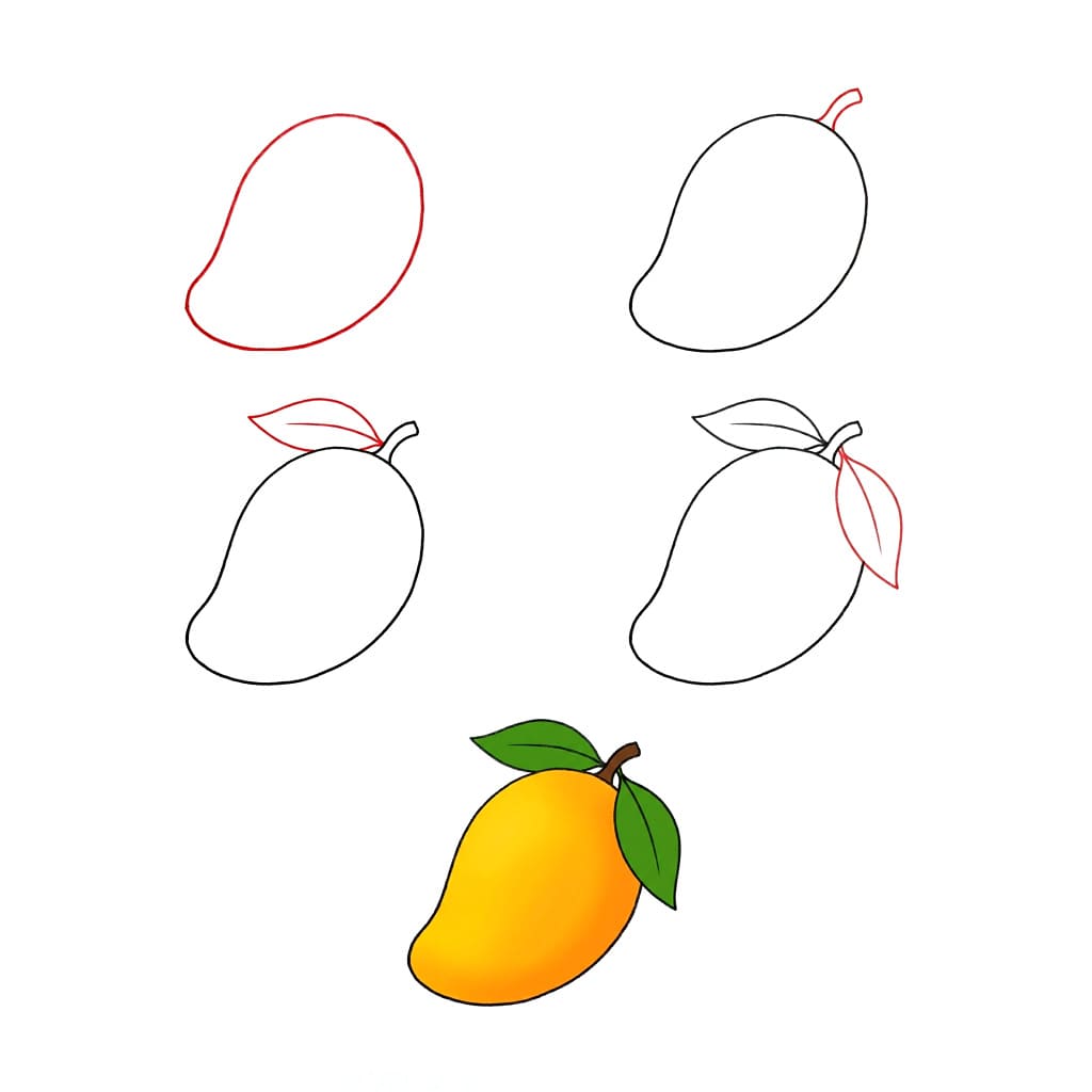 Perfect Mango Drawing Ideas