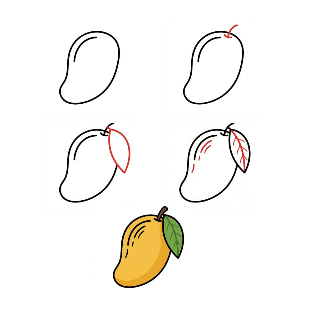 Print Mango Drawing Ideas