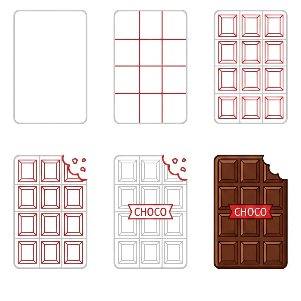 Smooth Chocolate Drawing Ideas