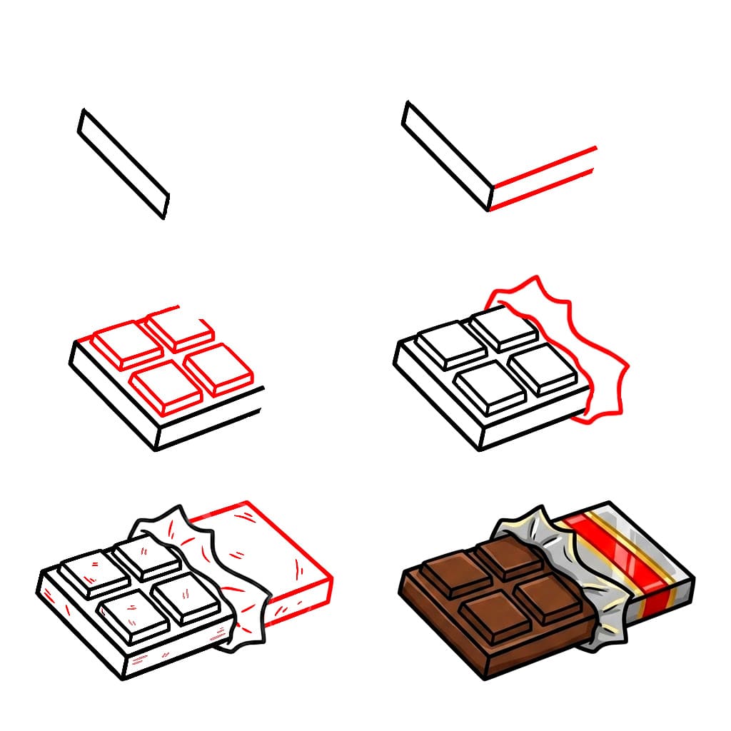 Sweet Chocolate Drawing Ideas