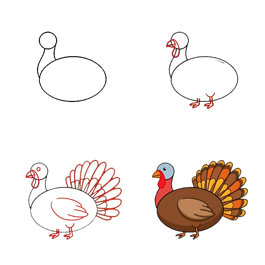 Turkey Regular Drawing Ideas