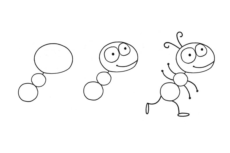 How to draw Ant idea (17)