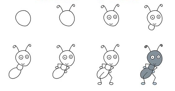 How to draw Ant idea (18)
