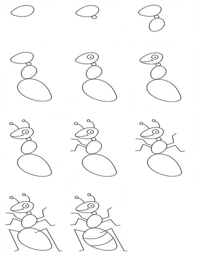 How to draw Ant idea (19)