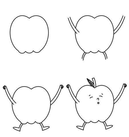 How to draw Apple dynamic