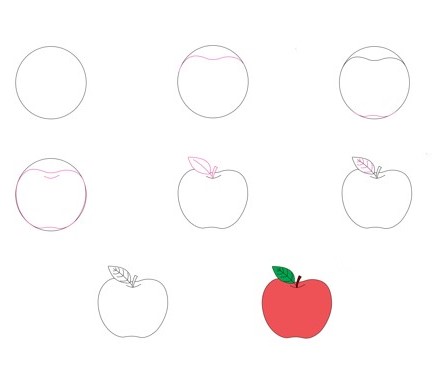 How to draw Apple idea (13)