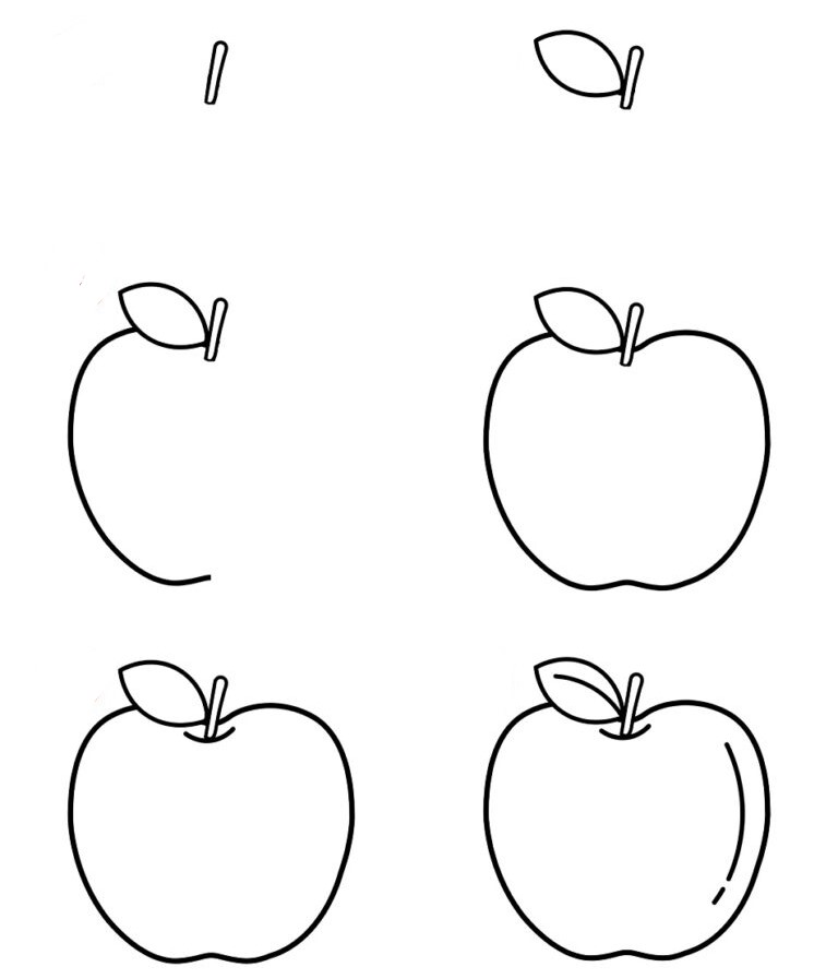 How to draw Apple idea (3)