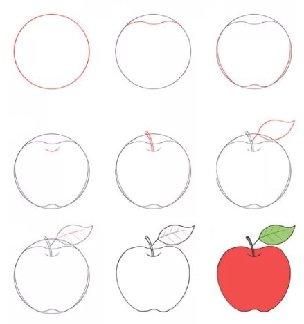 Apple idea (4) Drawing Ideas