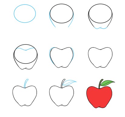 Apple idea (8) Drawing Ideas