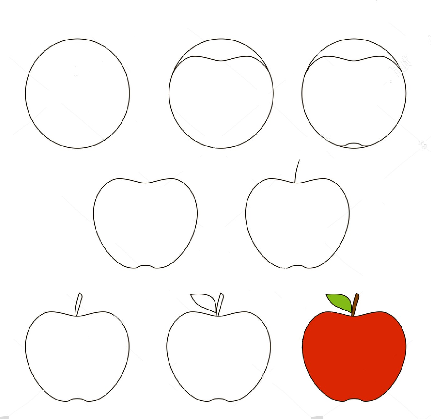 Apple idea (9) Drawing Ideas