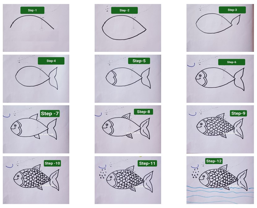 How to draw Aquarium fish ideas 2