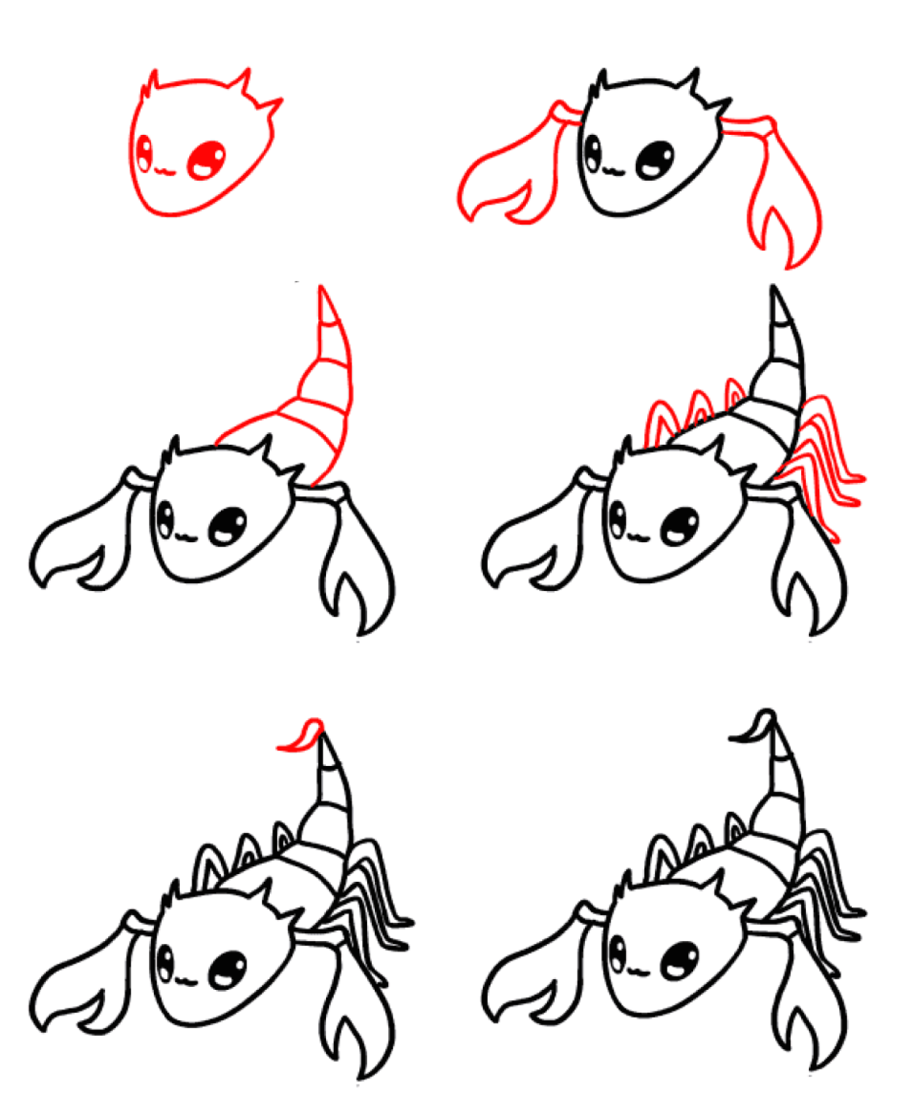 Baby scorpion Drawing Ideas