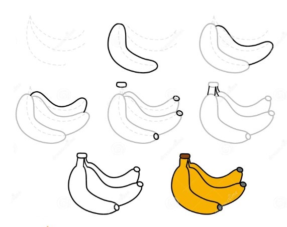 How to draw Banana idea (11)