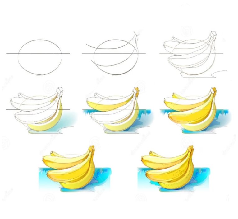 How to draw Banana idea (16)