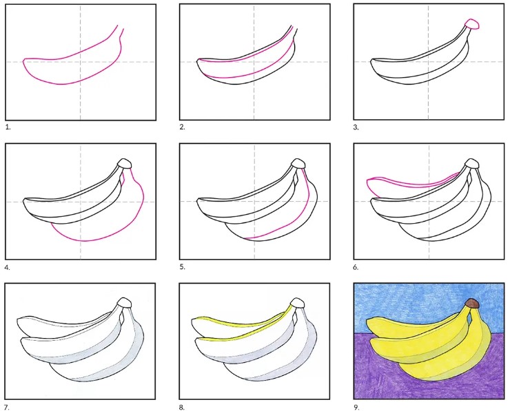 How to draw Banana idea (2)