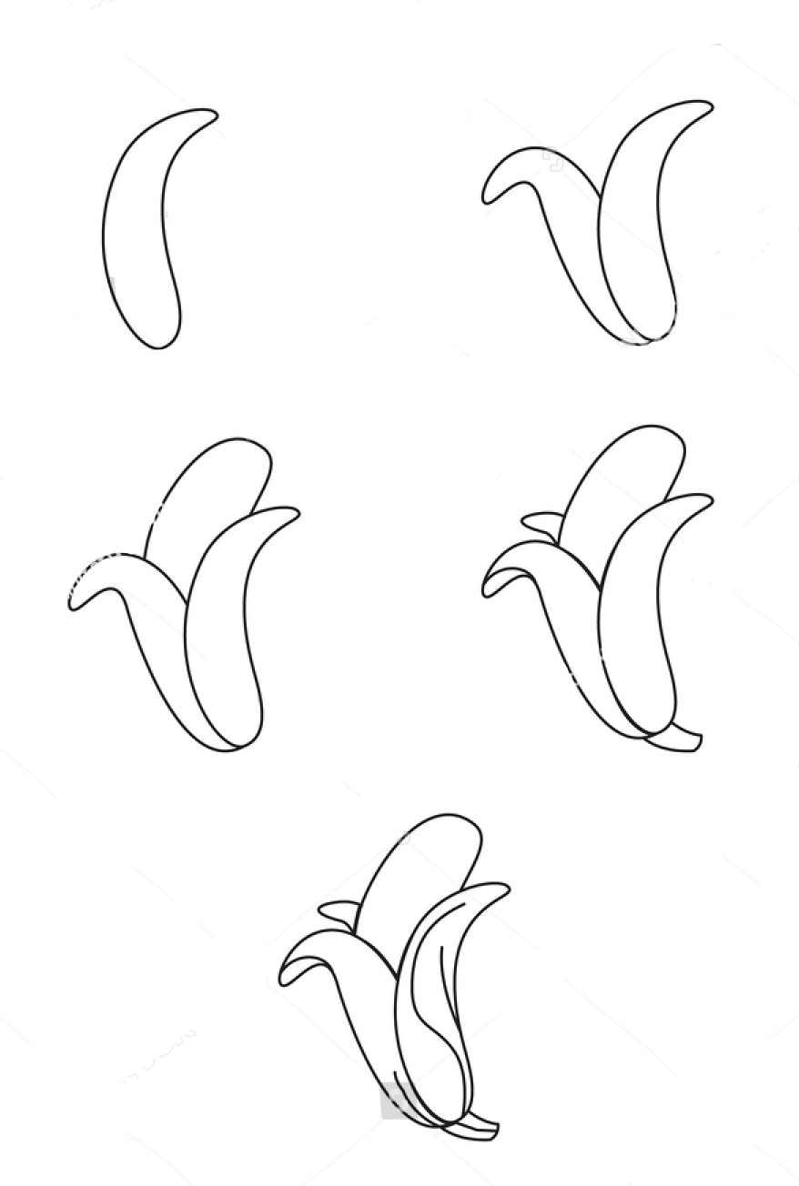 How to draw Banana idea (7)