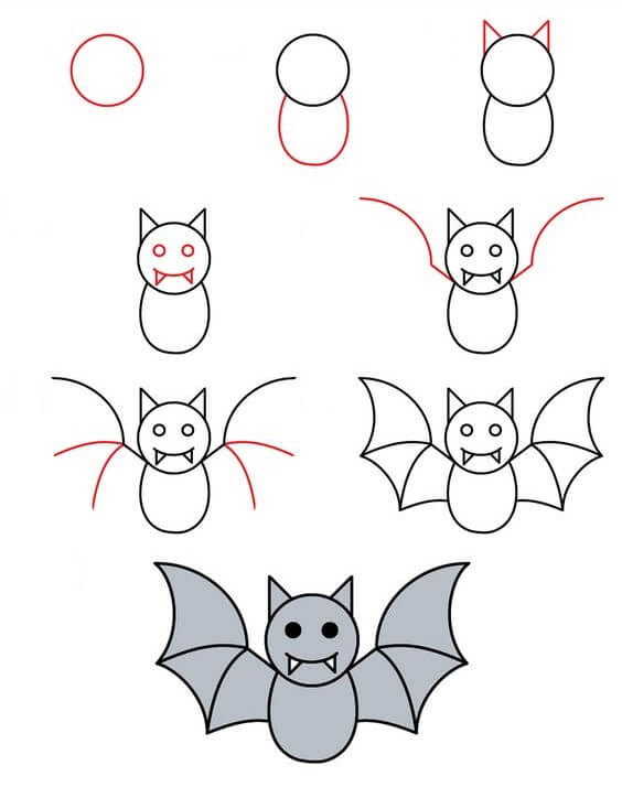 Bat idea (11) Drawing Ideas