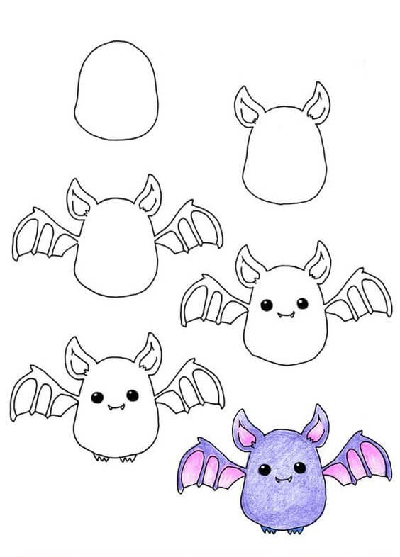 Bat idea (12) Drawing Ideas