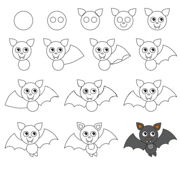 Bat idea (16) Drawing Ideas