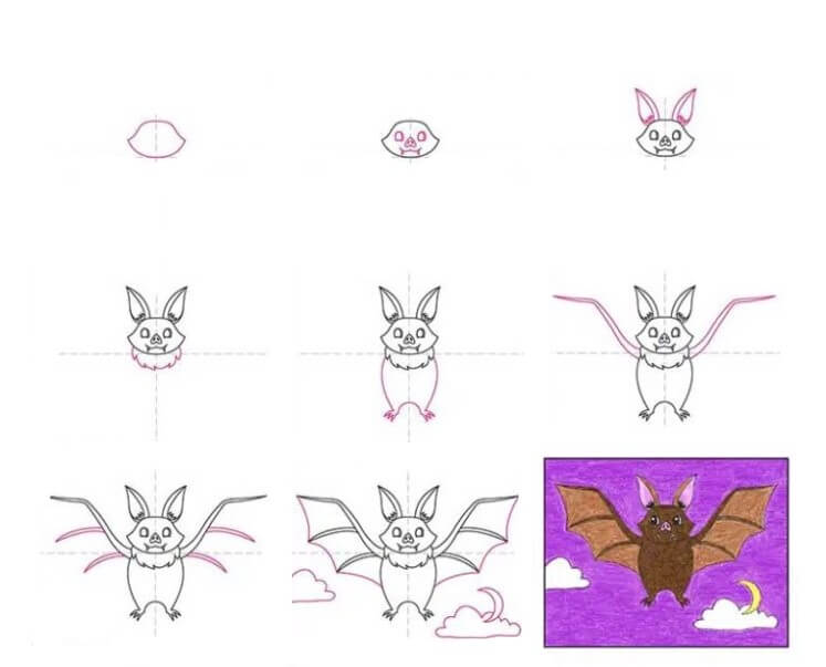 Bat idea (19) Drawing Ideas