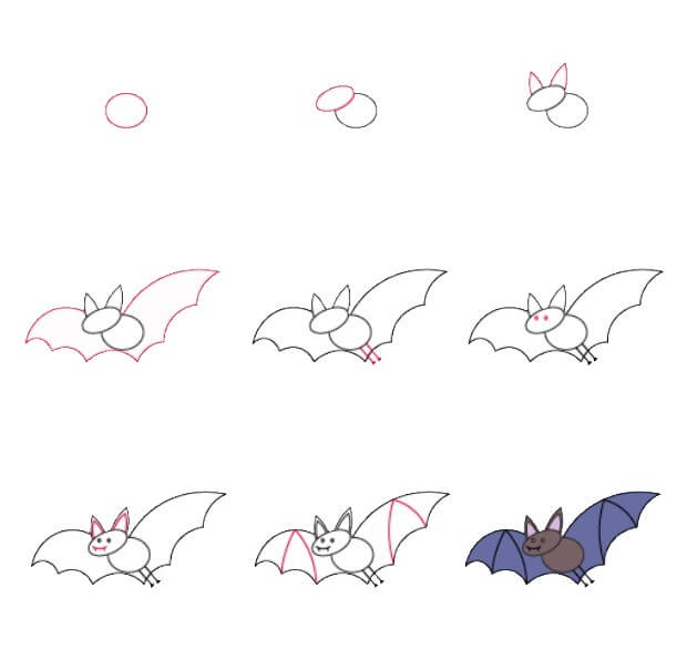 Bat idea (20) Drawing Ideas