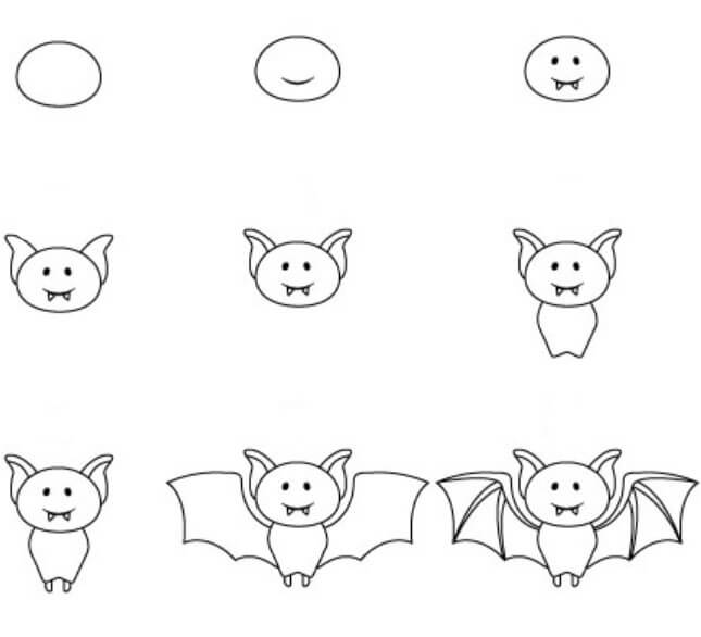 Bat idea (21) Drawing Ideas