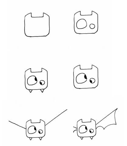 Bat idea (23) Drawing Ideas