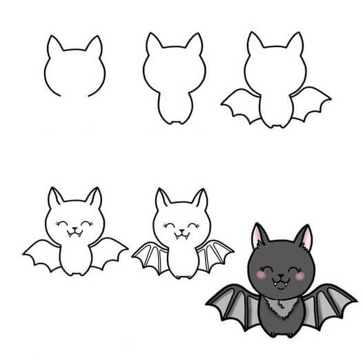 Bat idea (27) Drawing Ideas