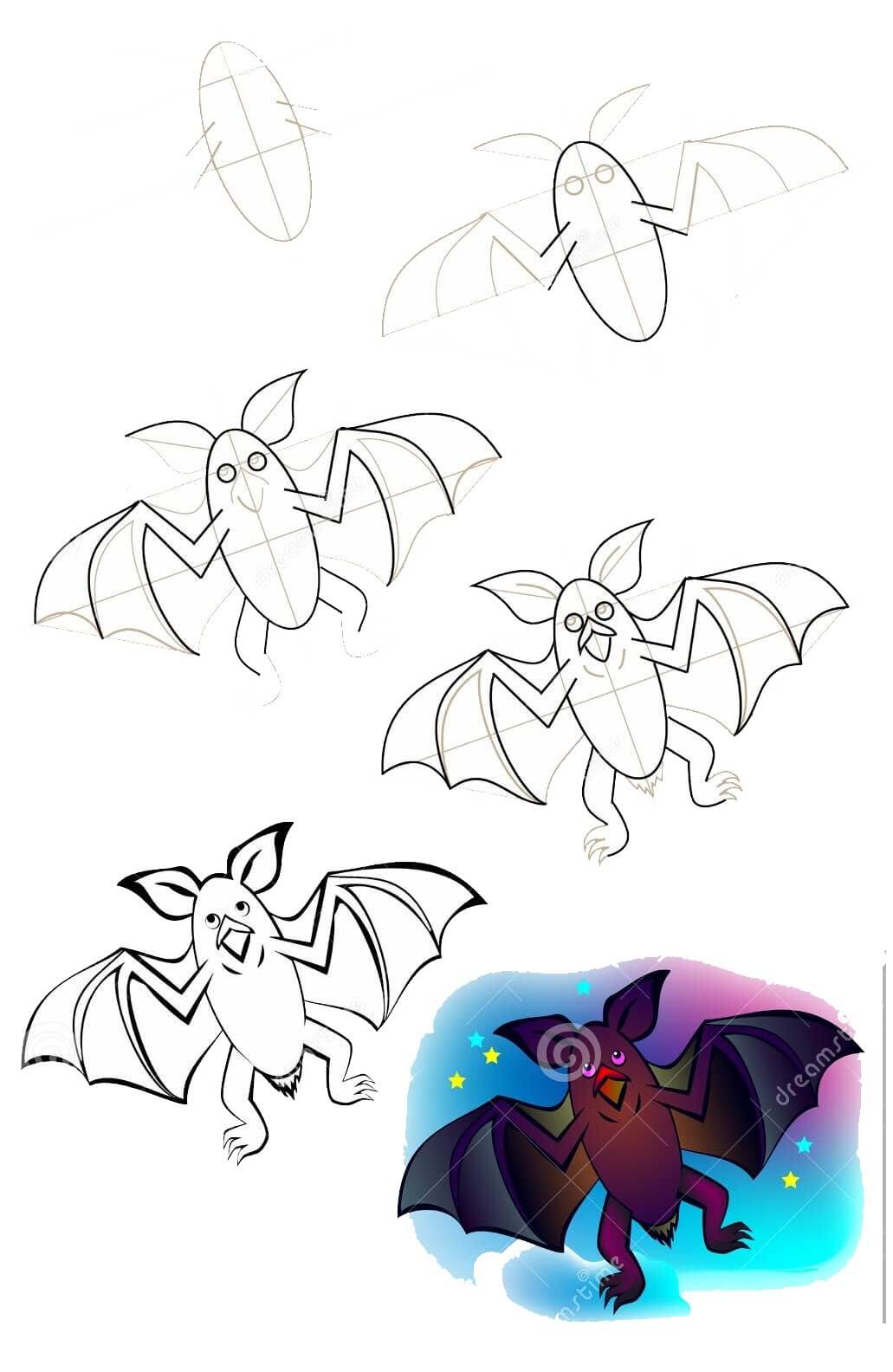 Bat idea (28) Drawing Ideas