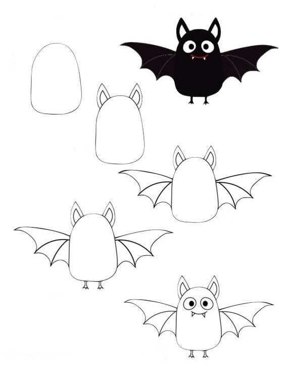 Bat idea (9) Drawing Ideas