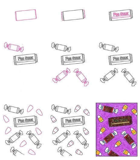 Candy idea 10 Drawing Ideas
