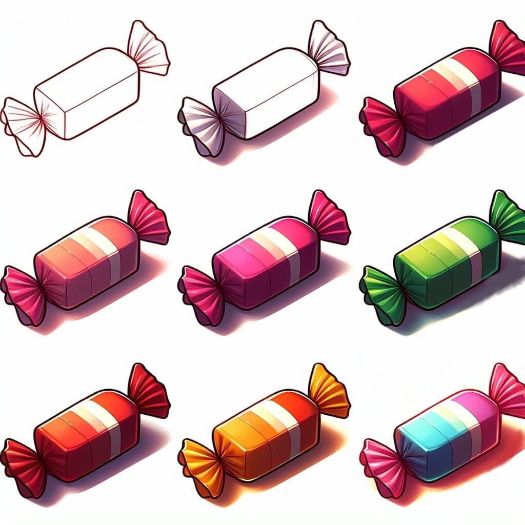 Candy Drawing Ideas