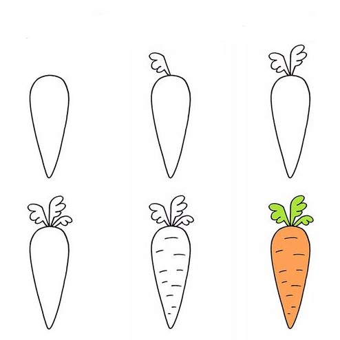 Carrot idea 5 Drawing Ideas