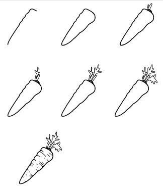 How to draw Carrot idea 7