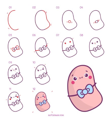 How to draw Cartoon potato 2